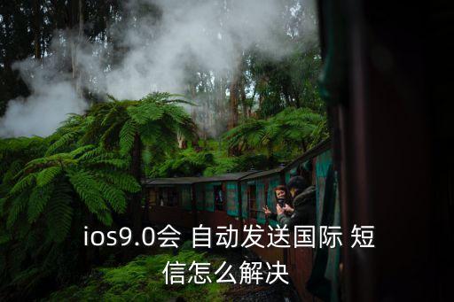  ios9.0會 自動發(fā)送國際 短信怎么解決