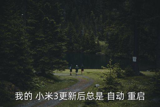 小米3會(huì)自動(dòng)重啟,如何安裝和使用第三個(gè)軟件?