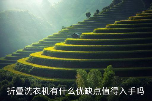 折疊洗衣機(jī)有什么優(yōu)缺點(diǎn)值得入手嗎