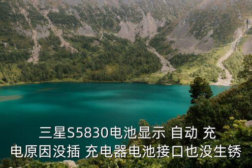  三星S5830電池顯示 自動 充電原因沒插 充電器電池接口也沒生銹