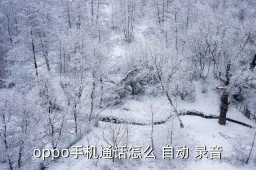 oppoa59s怎么自動錄音,如何撥打錄音?