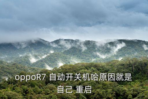oppoR7 自動(dòng)開(kāi)關(guān)機(jī)哈原因就是自己 重啟