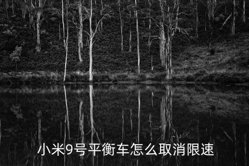 小米9號平衡車怎么取消限速