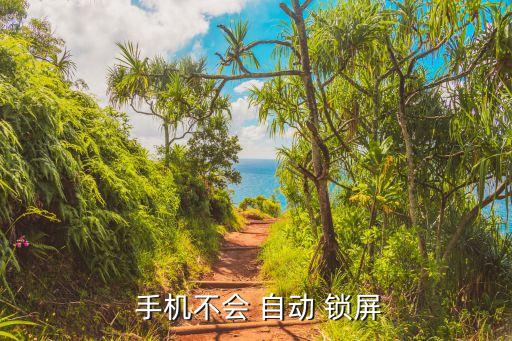 我的手機(jī)不能自動鎖屏,手機(jī)不能自動鎖屏?建議你嘗試重置一下