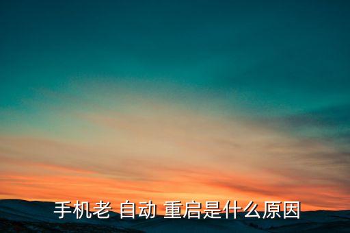  手機(jī)老 自動(dòng) 重啟是什么原因