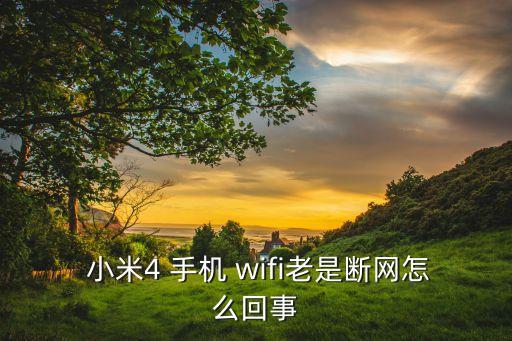 小米4手機(jī)wifi自動斷,小米手機(jī)wifi斷頻怎么辦?