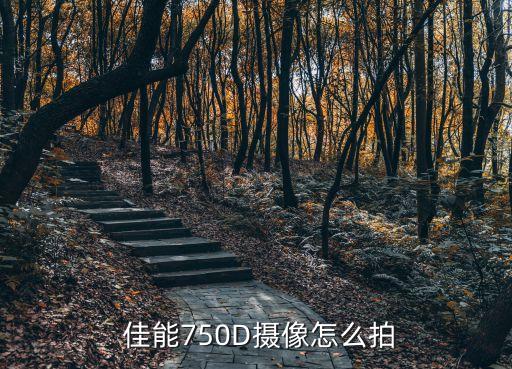 佳能750D攝像怎么拍