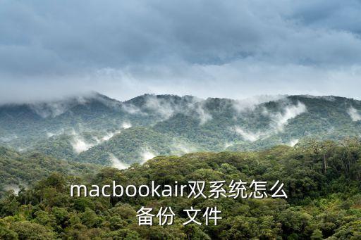 macbook自動備份文件怎么打開嗎,mac如何備份文件