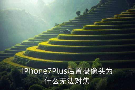 iPhone7Plus后置攝像頭為什么無法對焦