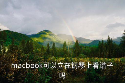 macbook可以立在鋼琴上看譜子嗎