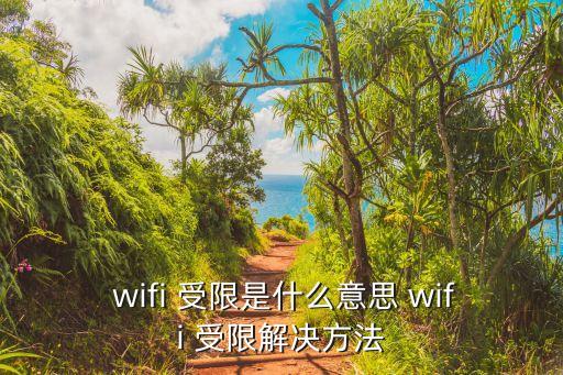  wifi 受限是什么意思 wifi 受限解決方法