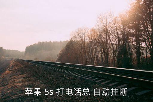 蘋果 5s 打電話總 自動掛斷