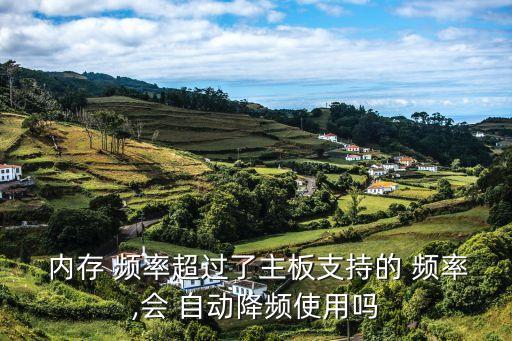  內(nèi)存 頻率超過(guò)了主板支持的 頻率,會(huì) 自動(dòng)降頻使用嗎