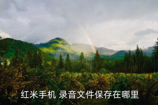 紅米錄音沒電時(shí)會(huì)自動(dòng)保存,這些電話怎么用?