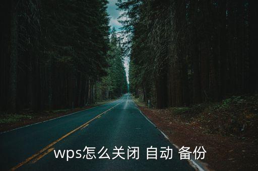  wps怎么關(guān)閉 自動 備份