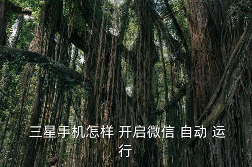  三星手機怎樣 開啟微信 自動 運行