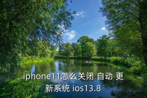 iphone11怎么關閉 自動 更新系統(tǒng) ios13.8