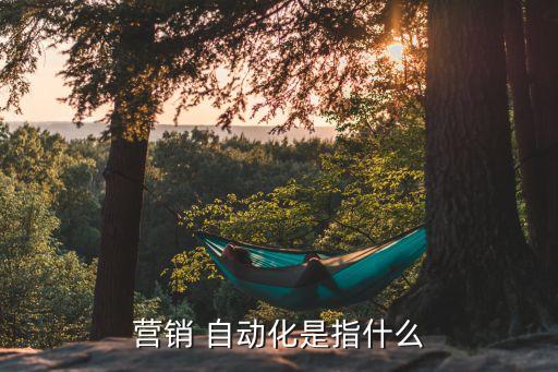 營(yíng)銷 自動(dòng)化是指什么