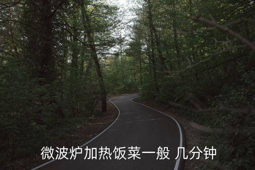  微波爐加熱飯菜一般 幾分鐘