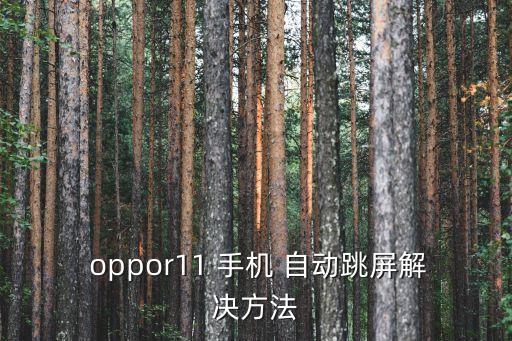  oppor11 手機(jī) 自動(dòng)跳屏解決方法