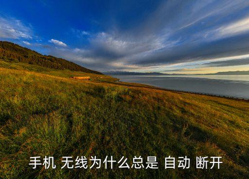  手機 無線為什么總是 自動 斷開