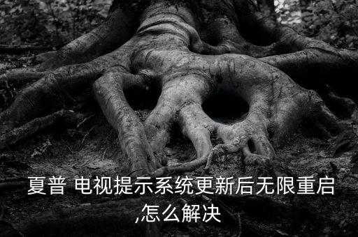  夏普 電視提示系統(tǒng)更新后無限重啟,怎么解決