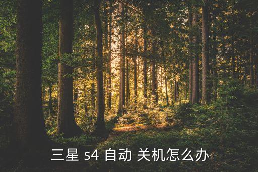 三星s4總是自動(dòng)開關(guān)機(jī),三星手機(jī)自動(dòng)關(guān)機(jī)怎么辦?