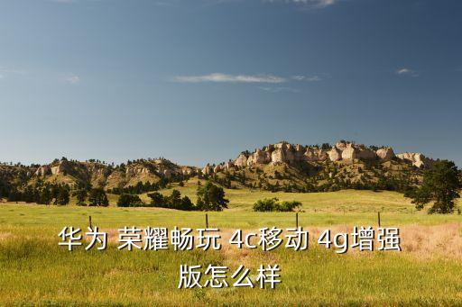 華為 榮耀暢玩 4c移動 4g增強版怎么樣