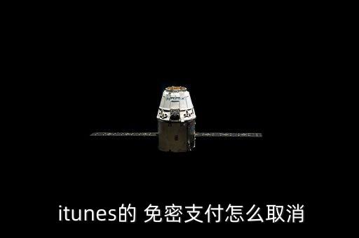  itunes的 免密支付怎么取消