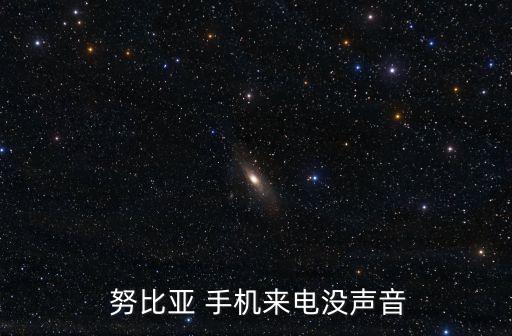  努比亞 手機來電沒聲音