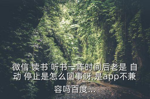 起點(diǎn)讀書聽書自動(dòng)停止,酷工一族:聽書可以當(dāng)搖籃曲