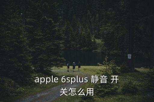 apple 6splus 靜音 開關(guān)怎么用
