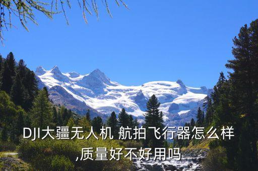 DJI大疆無(wú)人機(jī) 航拍飛行器怎么樣,質(zhì)量好不好用嗎