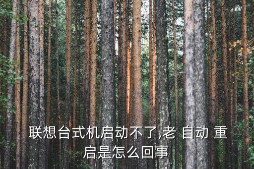  聯(lián)想臺式機(jī)啟動不了,老 自動 重啟是怎么回事