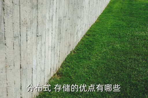 分布式 存儲(chǔ)的優(yōu)點(diǎn)有哪些