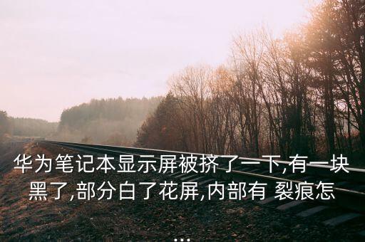 顯示器自動(dòng)出現(xiàn)裂痕,華為無(wú)源矩陣晶體管屏幕個(gè)人建議沒(méi)必要修