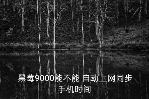  黑莓9000能不能 自動(dòng)上網(wǎng)同步手機(jī)時(shí)間