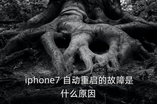  iphone7 自動重啟的故障是什么原因