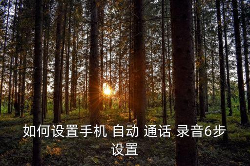 通話如何自動錄音軟件,怎么用?通話自動錄音教你