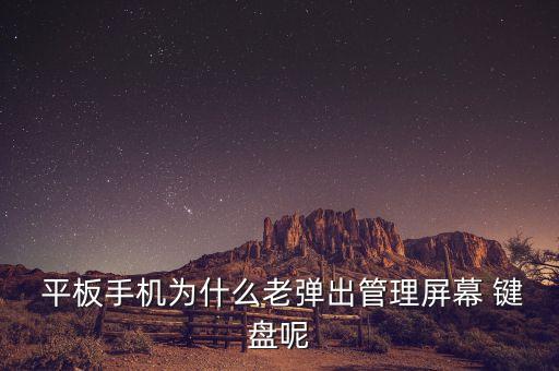 平板 軟鍵盤(pán) 自動(dòng)彈出,這些東西不得不關(guān)注!
