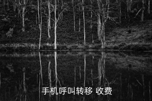 手機自動轉(zhuǎn)接收費號碼,呼叫轉(zhuǎn)移費用包括哪些?