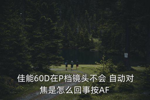  佳能60D在P檔鏡頭不會 自動對焦是怎么回事按AF