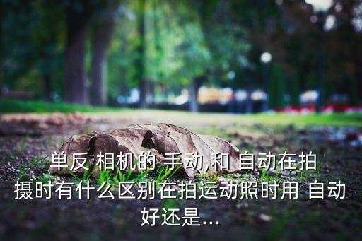  單反 相機的 手動,和 自動在拍攝時有什么區(qū)別在拍運動照時用 自動好還是...