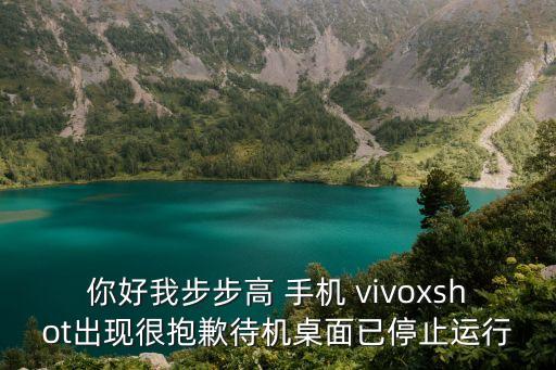 你好我步步高 手機(jī) vivoxshot出現(xiàn)很抱歉待機(jī)桌面已停止運(yùn)行