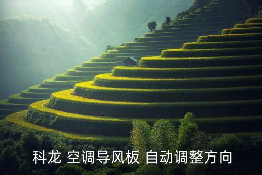  科龍 空調(diào)導(dǎo)風(fēng)板 自動(dòng)調(diào)整方向