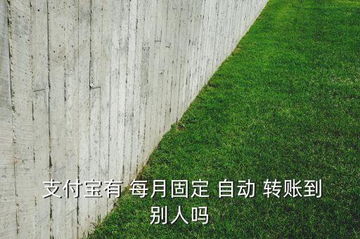 支付寶 每月自動(dòng)轉(zhuǎn)賬,如何在支付寶賬戶轉(zhuǎn)賬?
