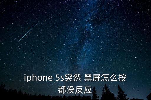 iphone 5s突然 黑屏怎么按都沒反應(yīng)