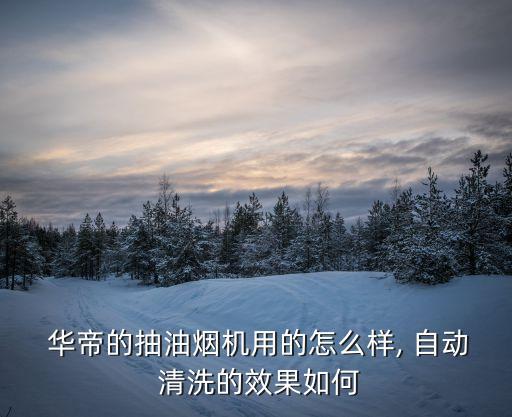 華帝自動(dòng)清洗是假的嗎,華帝吸油煙機(jī)一鍵自動(dòng)清洗省錢(qián)又省時(shí)!