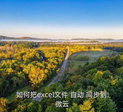 如何把excel文件 自動 同步到 微云