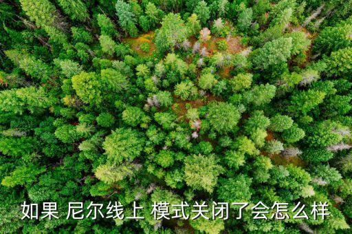 尼爾怎么取消自動模式,關(guān)閉聯(lián)機模式回返主桌面不用擔心